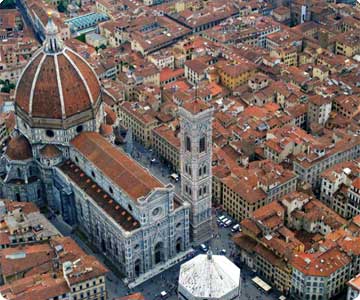 Flying above Firenze