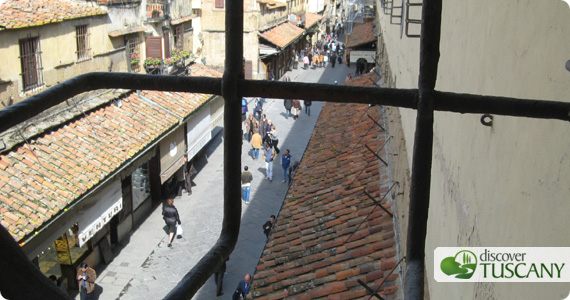 The Vasari Corridor in Florence