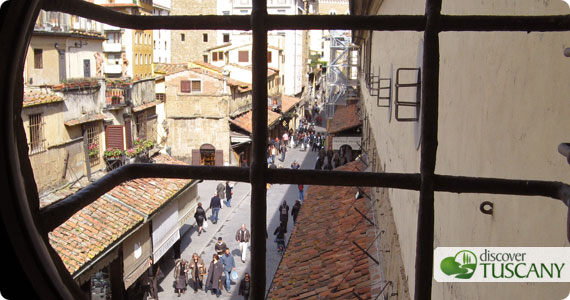 A view from the Vasari Corridor