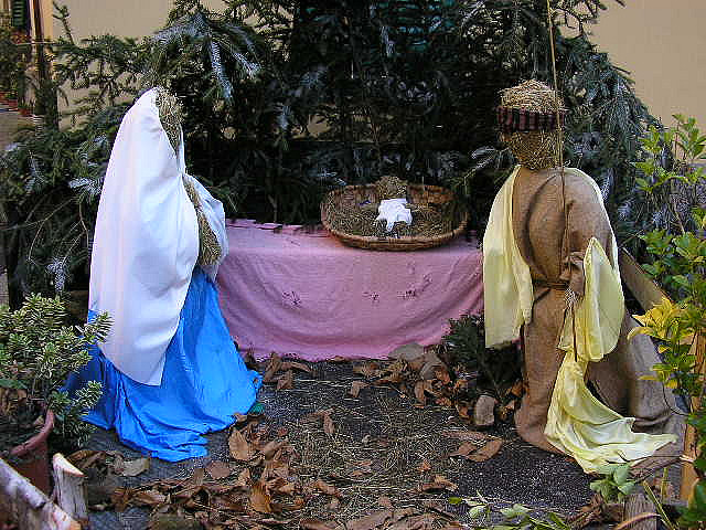 Caratteristico presepe toscano