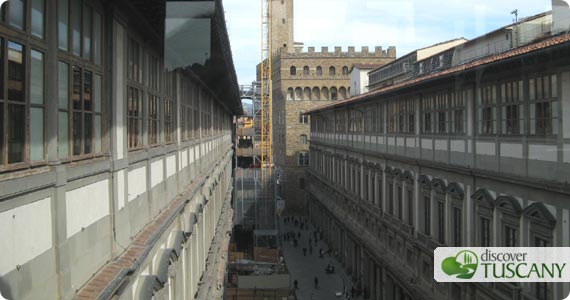 La Galleria degli Uffizi a Firenze